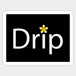 Drip typography design Sticker